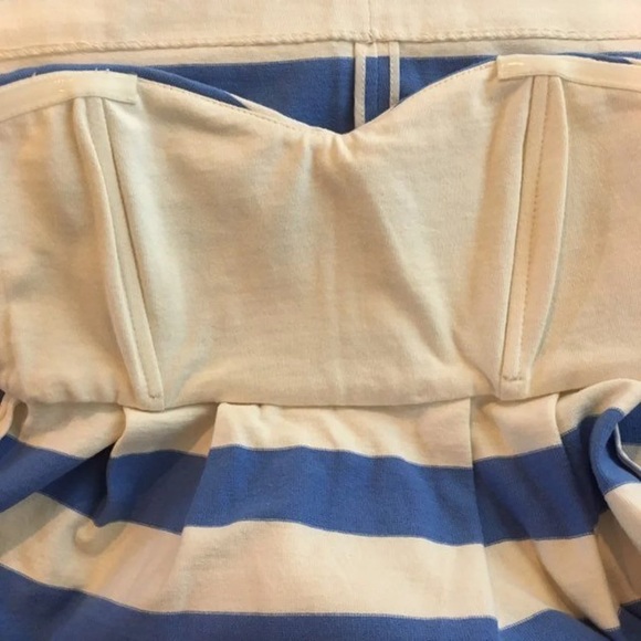 Jcrew Strapless Cotton Dress Size 00 - Picture 3 of 4